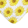 Sunflowers Vintage White Chic Bath Mat Home Decor