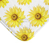 Sunflowers Vintage White Chic Bath Mat Home Decor