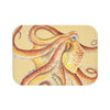 Sunny Octopus Watercolor Bath Mat 24 × 17 Home Decor