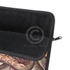 Tangerine Orange Octopus Kraken Black Ink Art Laptop Sleeve