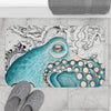 Teak Octopus Vintage Chic Bath Mat Home Decor