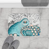 Teak Octopus Vintage Chic Bath Mat Home Decor