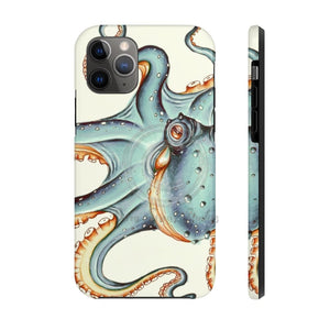 Teal Eggshell Ink Octopus Exotic Case Mate Tough Phone Cases Iphone 11 Pro