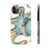 Teal Eggshell Ink Octopus Exotic Case Mate Tough Phone Cases Iphone 11 Pro Max