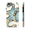 Teal Eggshell Ink Octopus Exotic Case Mate Tough Phone Cases Iphone 6/6S