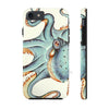 Teal Eggshell Ink Octopus Exotic Case Mate Tough Phone Cases Iphone 7 8