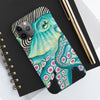 Teal Funky Octopus Ink Case Mate Tough Phone Cases