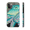 Teal Funky Octopus Ink Case Mate Tough Phone Cases Iphone 11 Pro