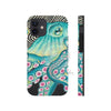 Teal Funky Octopus Ink Case Mate Tough Phone Cases Iphone 12 Mini