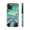 Teal Funky Octopus Ink Case Mate Tough Phone Cases Iphone 12 Pro