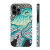 Teal Funky Octopus Ink Case Mate Tough Phone Cases Iphone 12 Pro Max