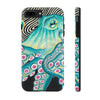Teal Funky Octopus Ink Case Mate Tough Phone Cases Iphone 7 Plus 8