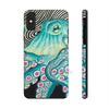 Teal Funky Octopus Ink Case Mate Tough Phone Cases Iphone X
