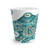 Teal Green Octopus Bubbles And Sea Art Latte Mug Mug