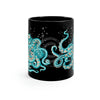 Teal Green Octopus Bubbles And Sea Art Mug 11Oz Mug