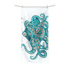 Teal Green Octopus Bubbles And Sea Art Polycotton Towel 36 × 72 Home Decor