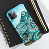 Teal Green Octopus Bubbles And The Sea Art Mate Tough Phone Cases Case