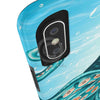 Teal Green Octopus Bubbles And The Sea Art Mate Tough Phone Cases Case