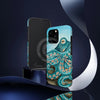 Teal Green Octopus Bubbles And The Sea Art Mate Tough Phone Cases Case