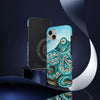 Teal Green Octopus Bubbles And The Sea Art Mate Tough Phone Cases Case