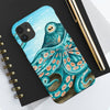 Teal Green Octopus Bubbles And The Sea Art Mate Tough Phone Cases Case
