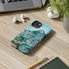 Teal Green Octopus Bubbles And The Sea Art Mate Tough Phone Cases Case