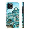 Teal Green Octopus Bubbles And The Sea Art Mate Tough Phone Cases Iphone 12 Pro Max Case