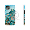 Teal Green Octopus Bubbles And The Sea Art Mate Tough Phone Cases Iphone 13 Case