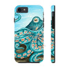 Teal Green Octopus Bubbles And The Sea Art Mate Tough Phone Cases Iphone 7 8 Se Case