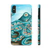 Teal Green Octopus Bubbles And The Sea Art Mate Tough Phone Cases Iphone Xs Max Case