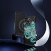 Teal Green Octopus Bubbles And The Sea Black Art Mate Tough Phone Cases Case