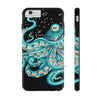 Teal Green Octopus Bubbles And The Sea Black Art Mate Tough Phone Cases Iphone 6/6S Plus Case