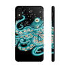 Teal Green Octopus Bubbles And The Sea Black Art Mate Tough Phone Cases Iphone Xr Case