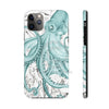 Teal Green Octopus Dance Vintage Map Black Ink Art Case Mate Tough Phone Cases Iphone 11 Pro Max