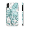 Teal Green Octopus Dance Vintage Map Black Ink Art Case Mate Tough Phone Cases Iphone Xs Max