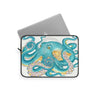 Teal Green Octopus Kraken Full Watercolor Art Laptop Sleeve