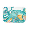 Teal Green Octopus Watercolor Bath Mat 24 × 17 Home Decor