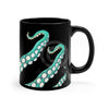 Teal Kraken Octopus Tentacles Black Mug 11Oz Mug