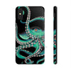 Teal Octopus Black Case Mate Tough Phone Cases Iphone X