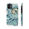 Teal Octopus Compass Vintage Map Case Mate Tough Phone Cases Iphone 12