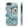 Teal Octopus Compass Vintage Map Case Mate Tough Phone Cases Iphone 7 8
