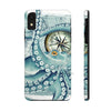 Teal Octopus Compass Vintage Map Case Mate Tough Phone Cases Iphone Xr