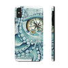 Teal Octopus Compass Vintage Map Case Mate Tough Phone Cases Iphone Xs Max