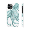 Teal Octopus Dance Ink Art Case Mate Tough Phone Cases Iphone 12 Pro