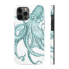 Teal Octopus Dance Ink Art Case Mate Tough Phone Cases Iphone 12 Pro Max