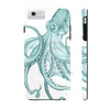Teal Octopus Dance Ink Art Case Mate Tough Phone Cases Iphone 6/6S Plus