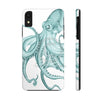 Teal Octopus Dance Ink Art Case Mate Tough Phone Cases Iphone Xr