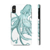 Teal Octopus Dance Ink Art Case Mate Tough Phone Cases Iphone Xs Max