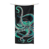 Teal Octopus Tentacles Dance Polycotton Towel 36X72 Home Decor