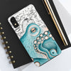 Teal Octopus Vintage Chic Case Mate Tough Phone